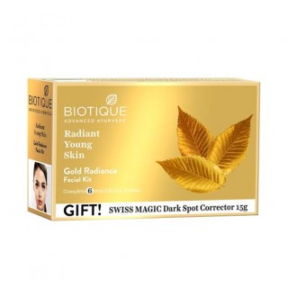 Biotique Advanced Ayurveda Biotique Gold Radiance Facial Kit, 65gm